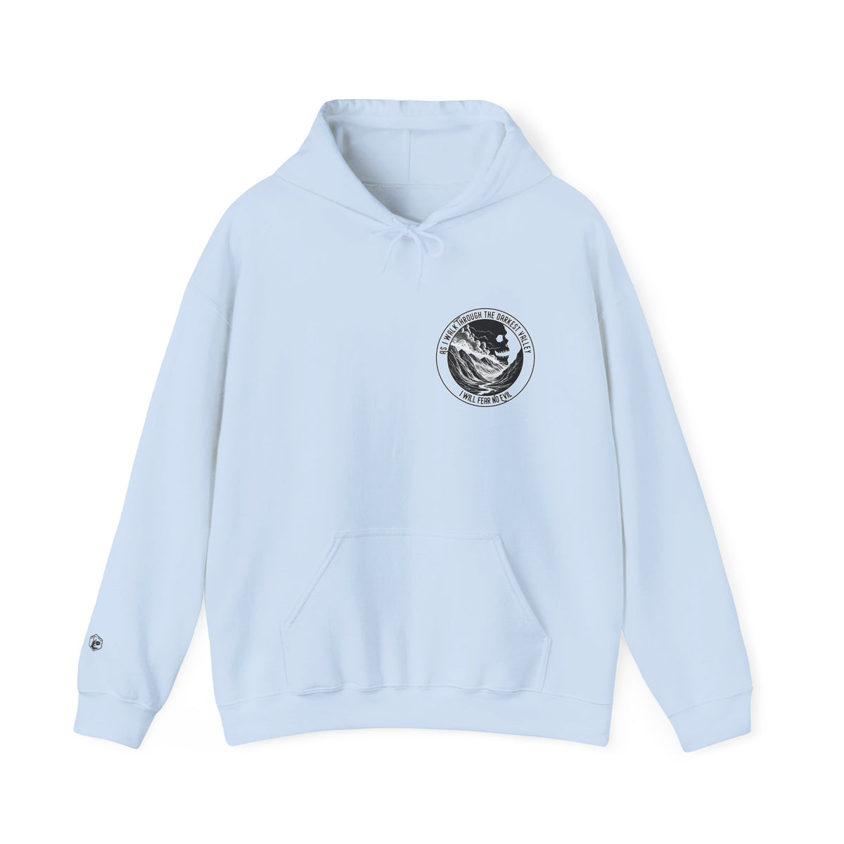 'Valley Of The Shadow' Hooded Sweatshirt - Inspiring Comfort for Adventure Lovers