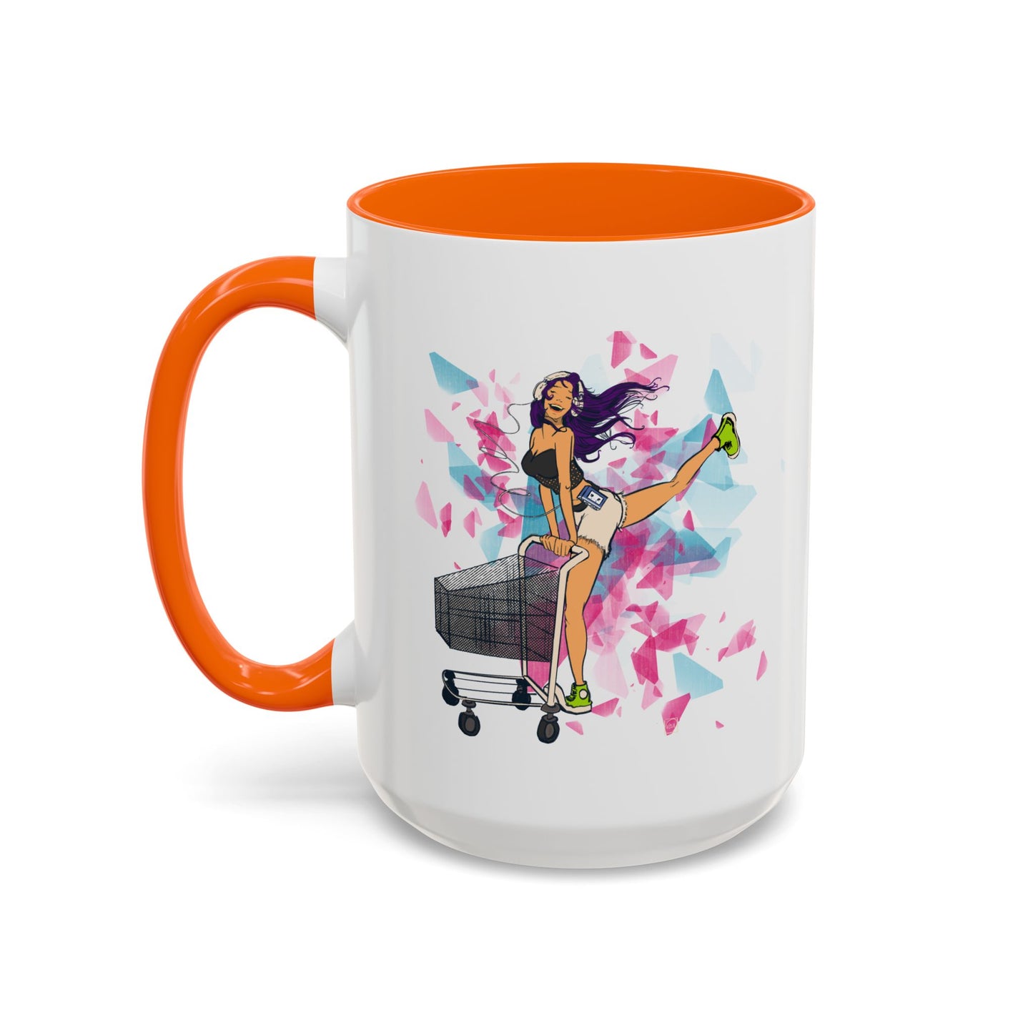 Playful Accent Coffee Mug for Fashion Lovers