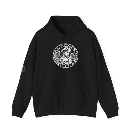 Gloria in Excelsis Deo Hoodie | Luke 2:14 Christmas Christian Graphic Hoodie