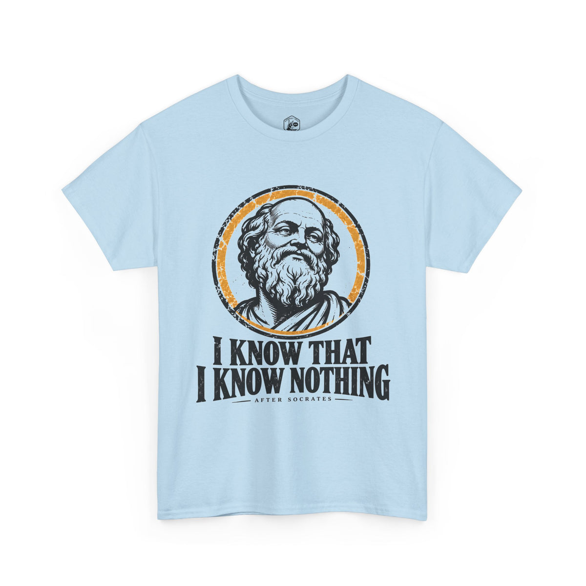 I Know That I Know Nothing Socrates T-Shirt | Philosophy and Humility Tee