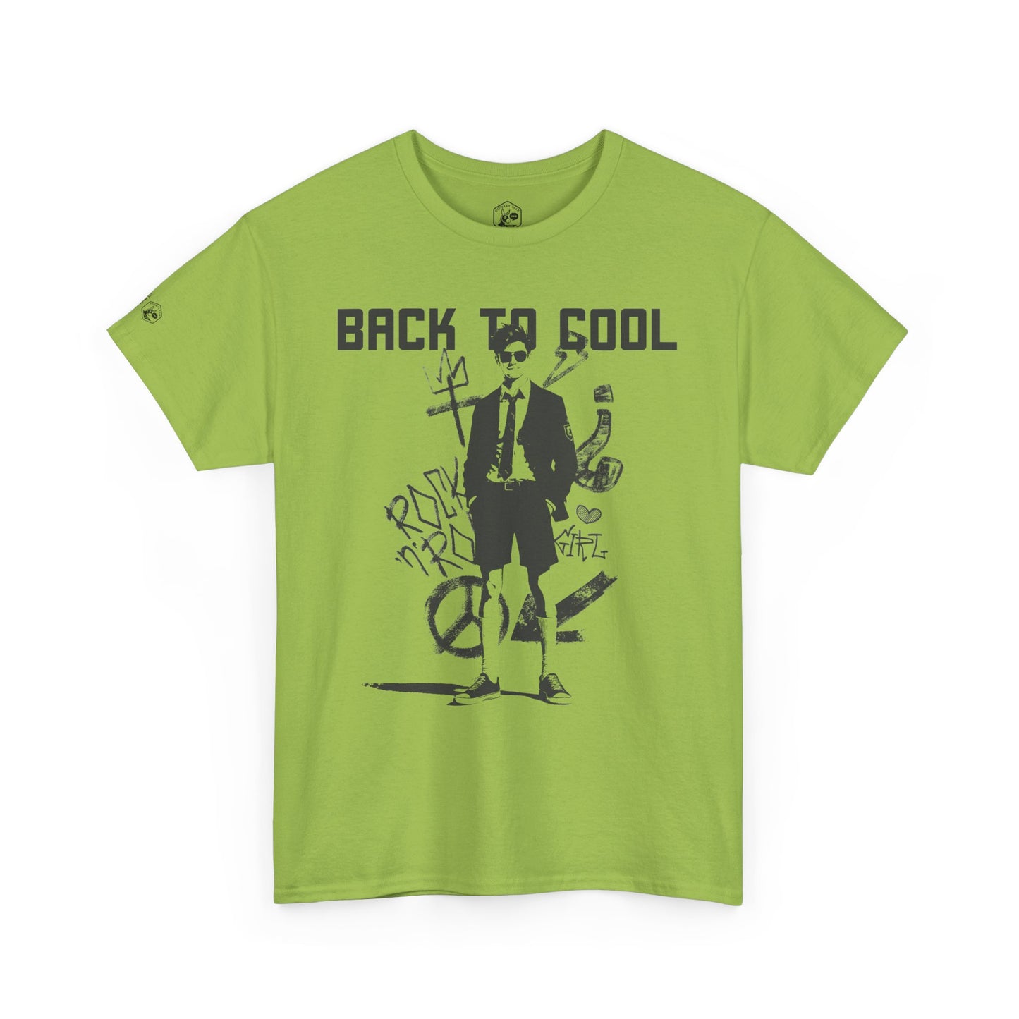 Back to Cool Unisex Heavy Cotton Tee - Retro Street Art Graphic T-Shirt