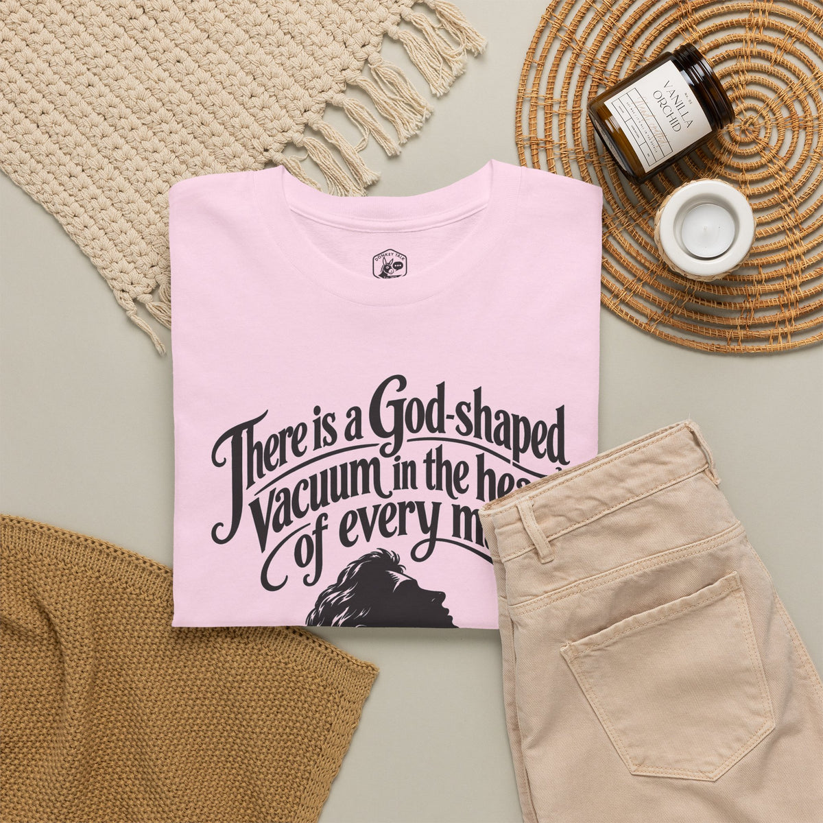 God-Shaped Vacuum T-shirt – Donkey Talk graphic tee