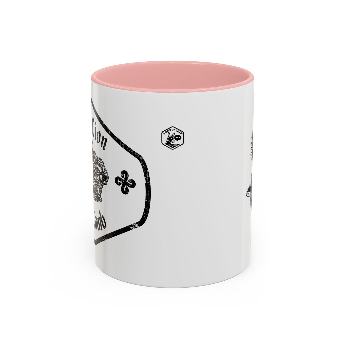Lion & Lamb Religious Accent Coffee Mug — Crown of Thorns Christian Gift (11/15oz)