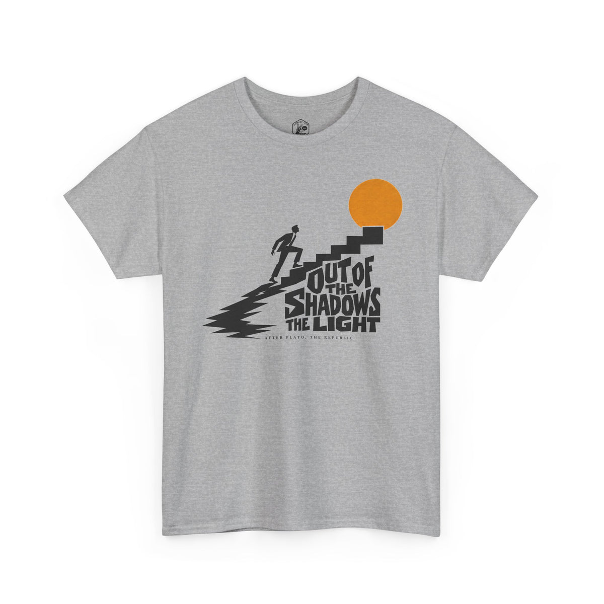 Out of the Shadows Into the Light Plato T-shirt – Donkey Talk graphic tee