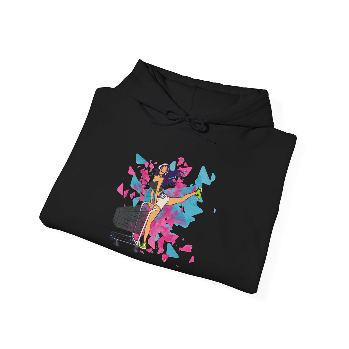 Playful Graphic Hoodie for Everyday Fun, Unisex Hooded Sweatshirt, Casual Wear, Gift for Her, Cozy Comfort