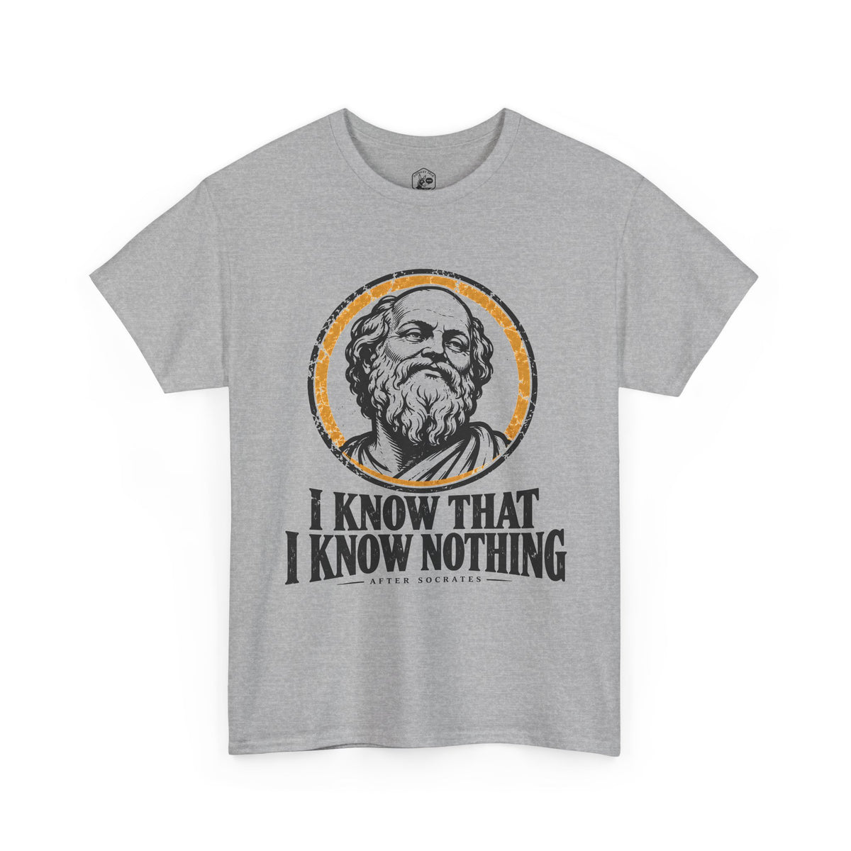 I Know That I Know Nothing Socrates T-Shirt | Philosophy and Humility Tee