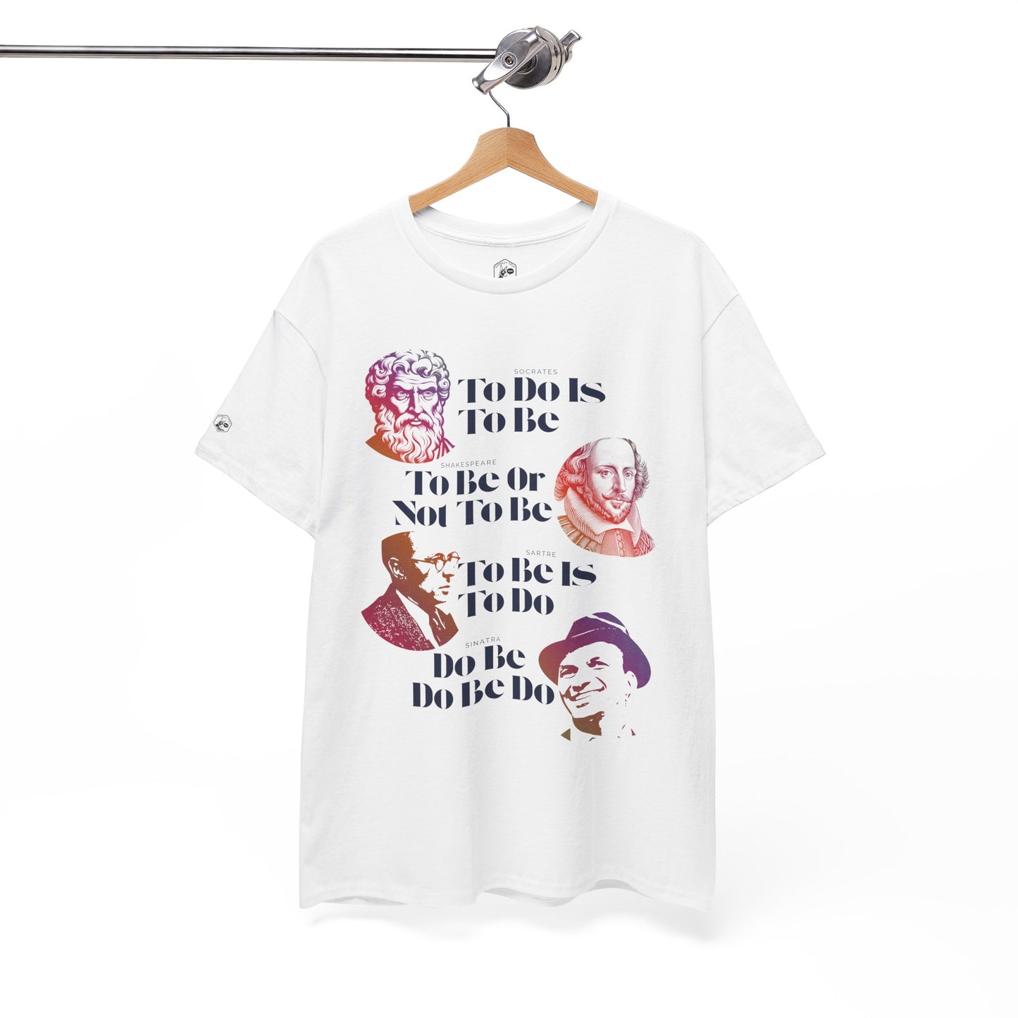 Philosopher Quotes Unisex Heavy Cotton Tee