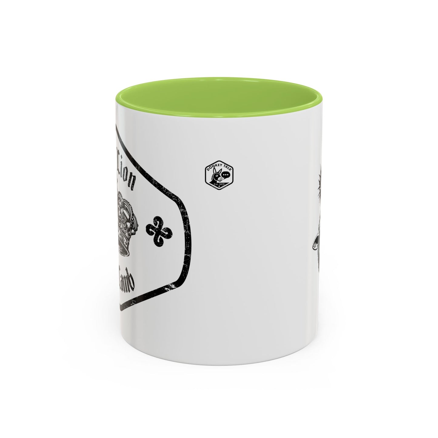 Lion & Lamb Religious Accent Coffee Mug — Crown of Thorns Christian Gift (11/15oz)