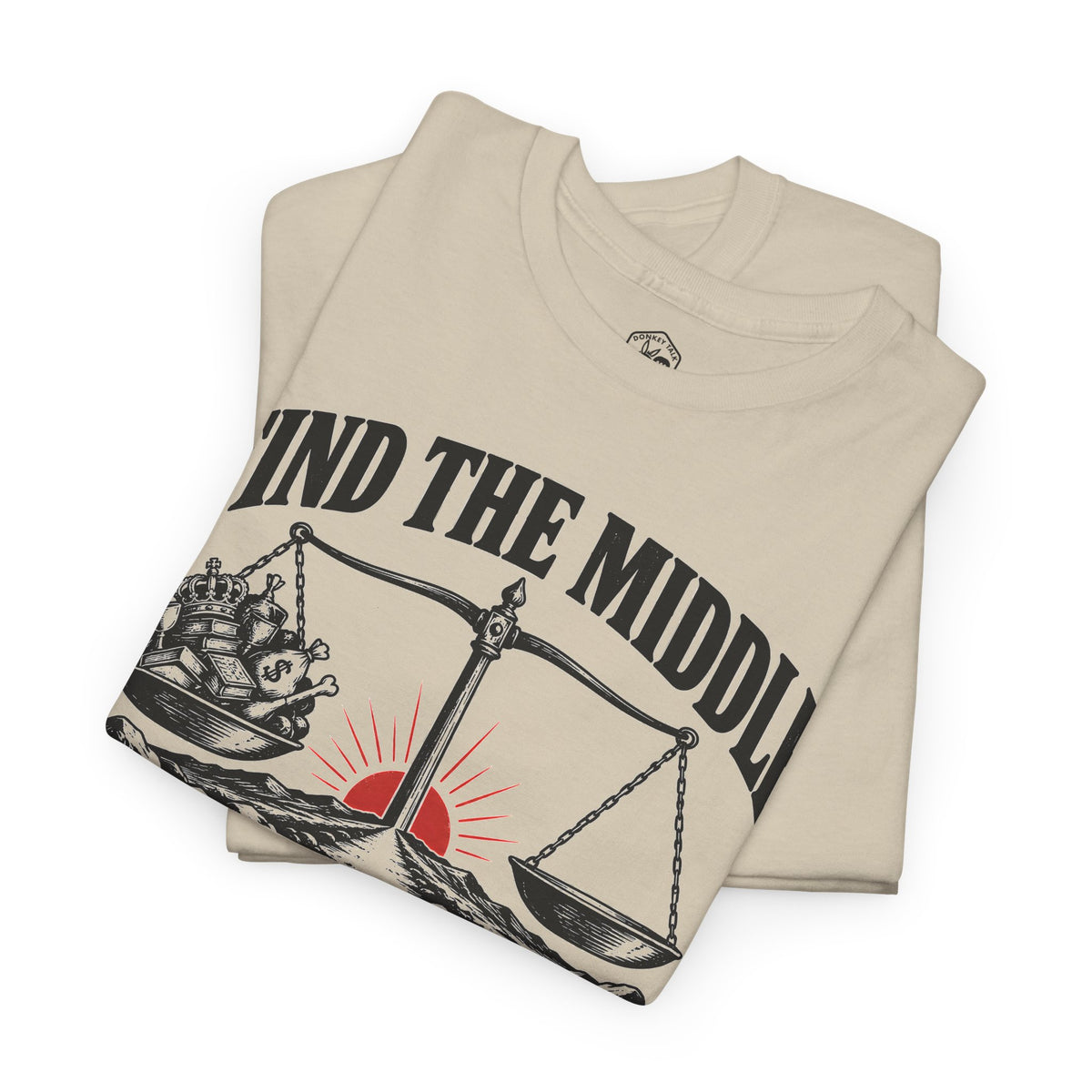 Find the Middle Aristotle T-shirt – Donkey Talk graphic tee