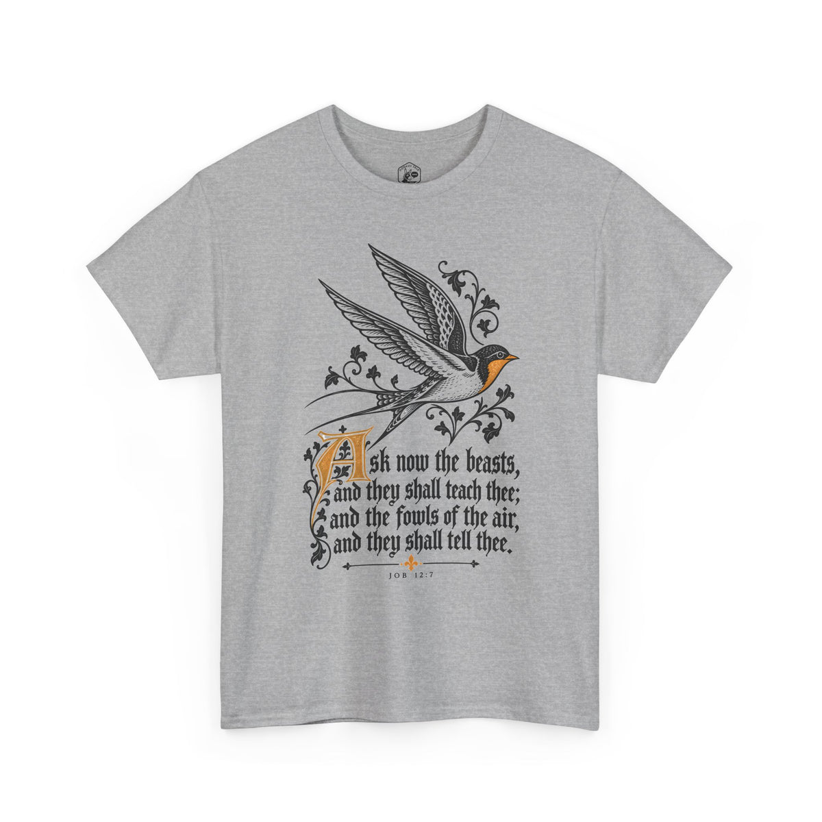 Swallow Bestiary T-shirt – Donkey Talk graphic tee