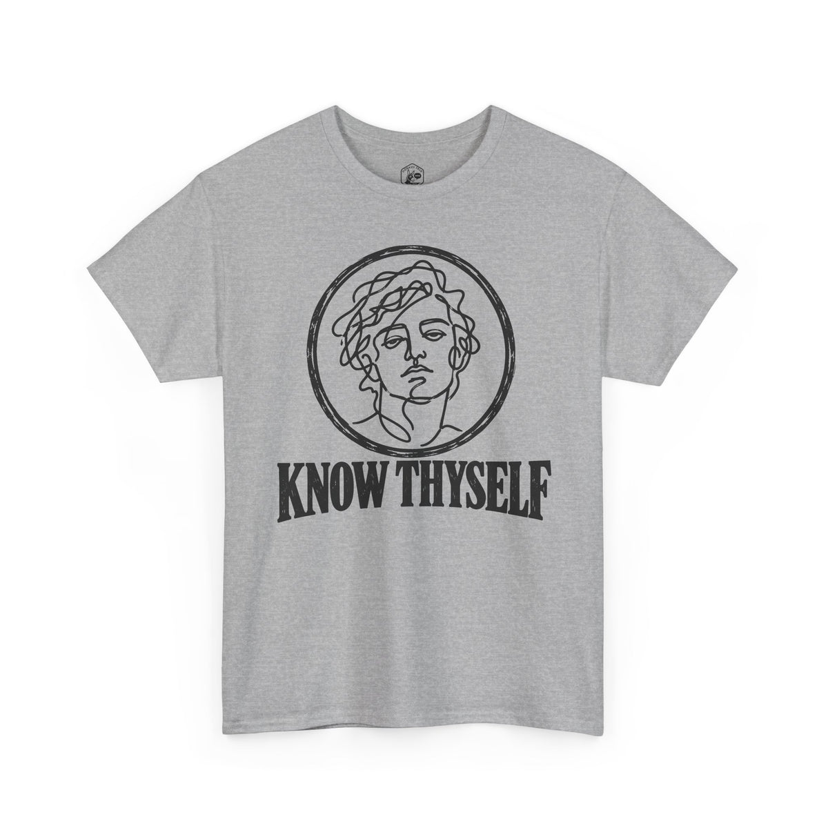 Know Thyself Unfiltered Line Art T-shirt – Donkey Talk graphic tee