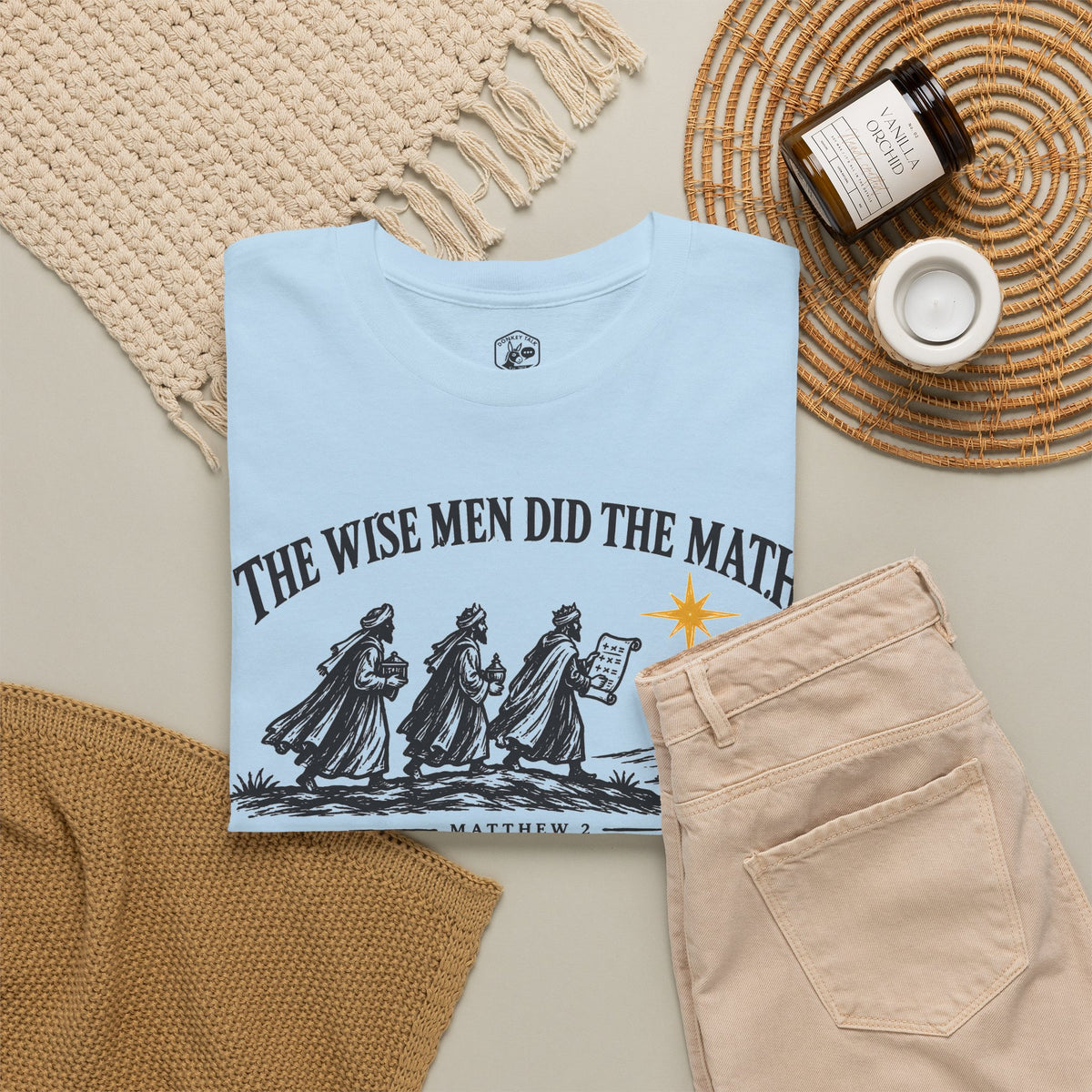 The Wise Men Did the Math T-shirt – Donkey Talk graphic tee