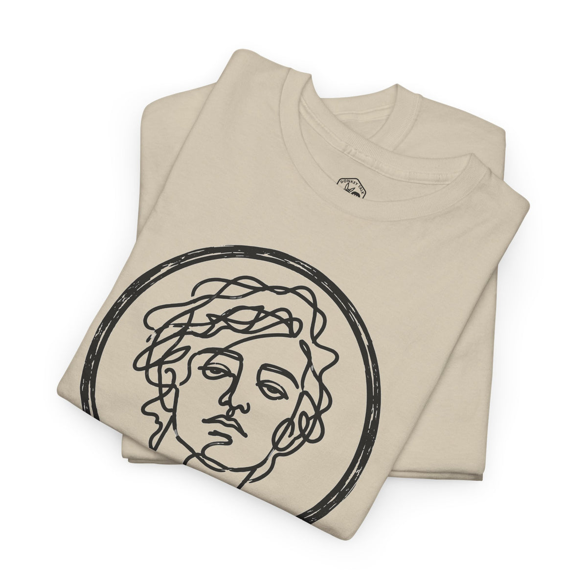Know Thyself Unfiltered Line Art T-shirt – Donkey Talk graphic tee