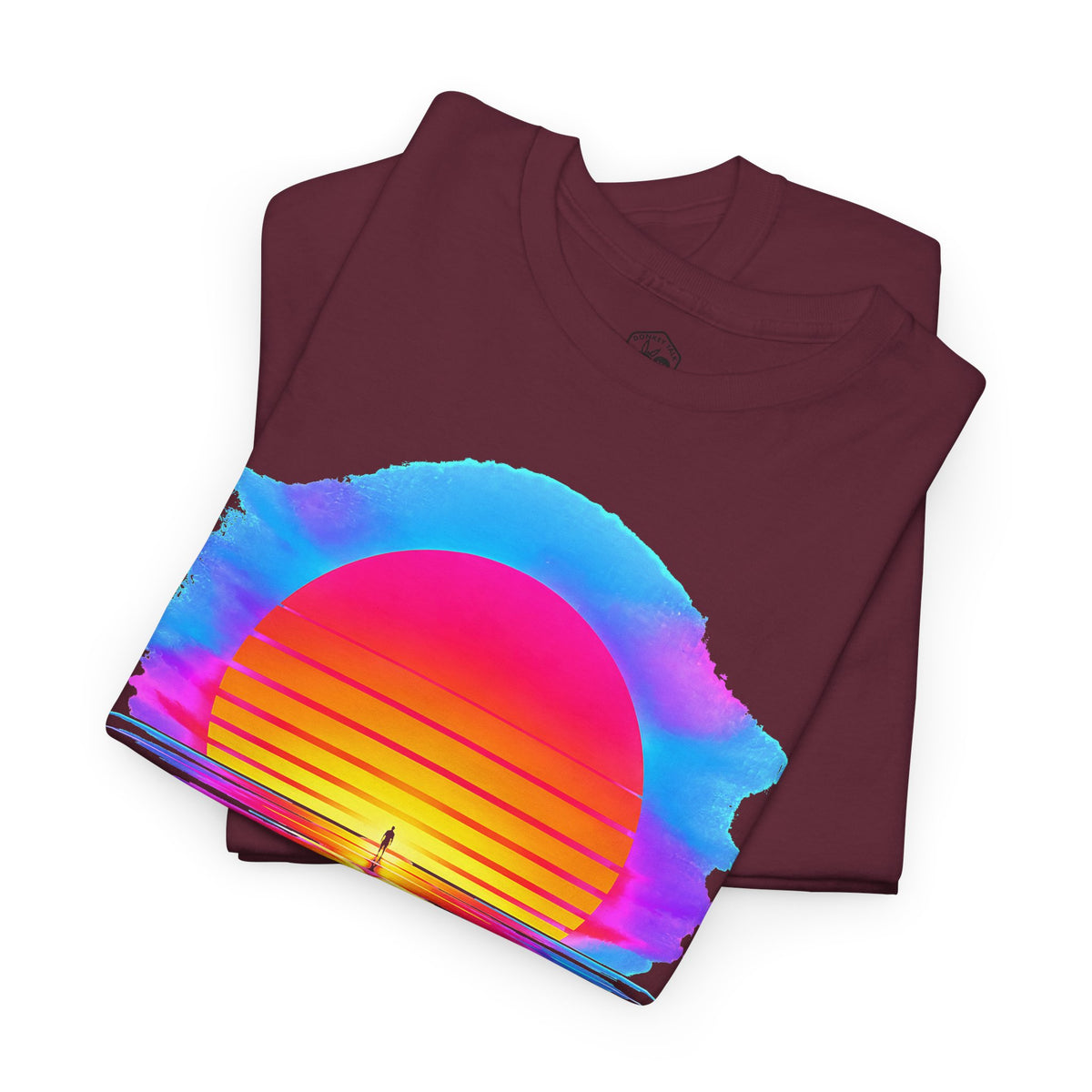 Let There Be Light Chrome Sunrise T-shirt – Donkey Talk graphic tee
