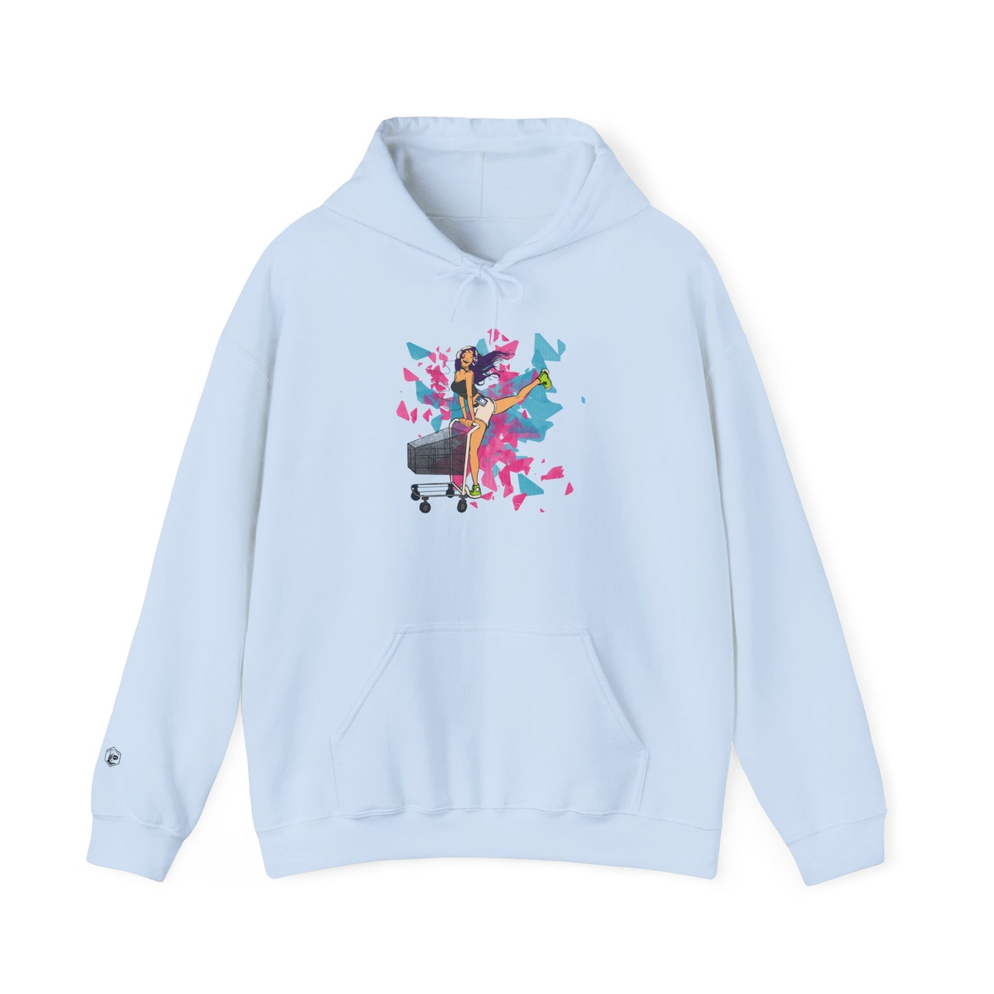 Playful Graphic Hoodie for Everyday Fun, Unisex Hooded Sweatshirt, Casual Wear, Gift for Her, Cozy Comfort