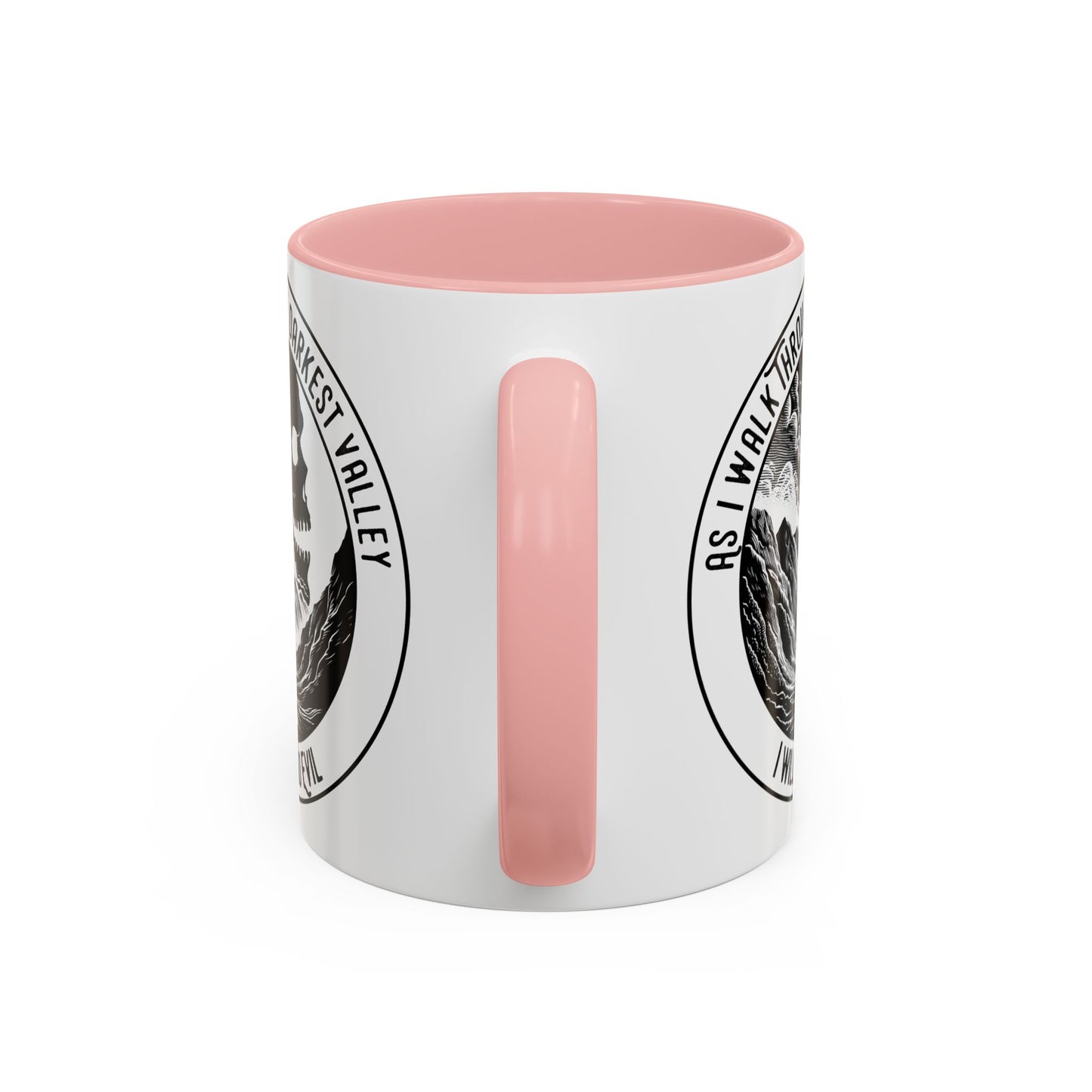 Skull Valley Coffee Mug — “As I Walk Through the Darkest Valley I Will Fear No Evil” 11/15oz