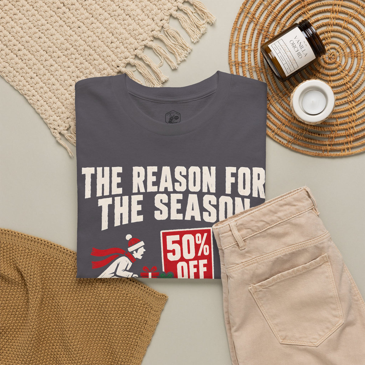The Reason for the Season Isn't on Sale T-shirt – Donkey Talk graphic tee