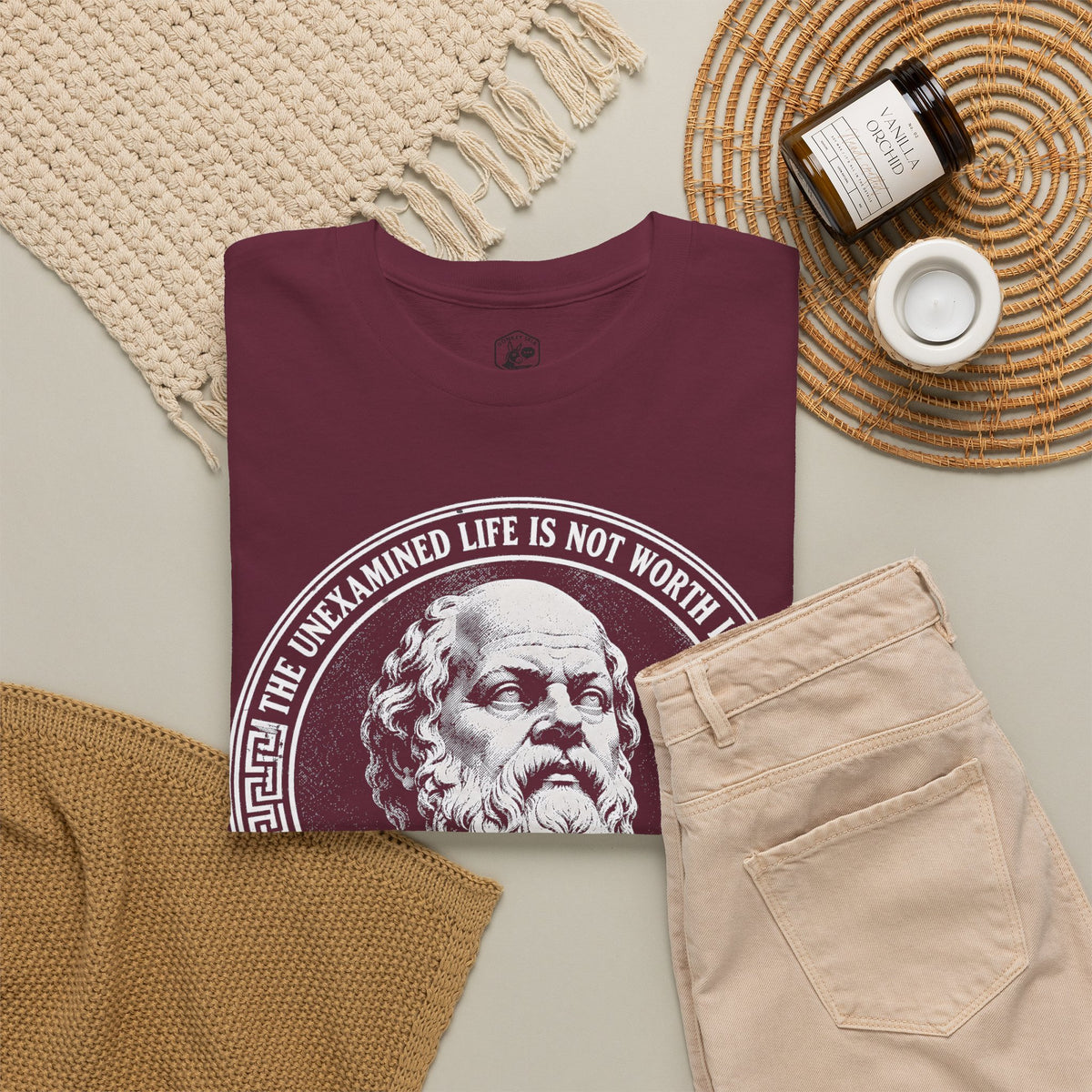 The Unexamined Life Is Not Worth Living T-shirt – Donkey Talk graphic tee