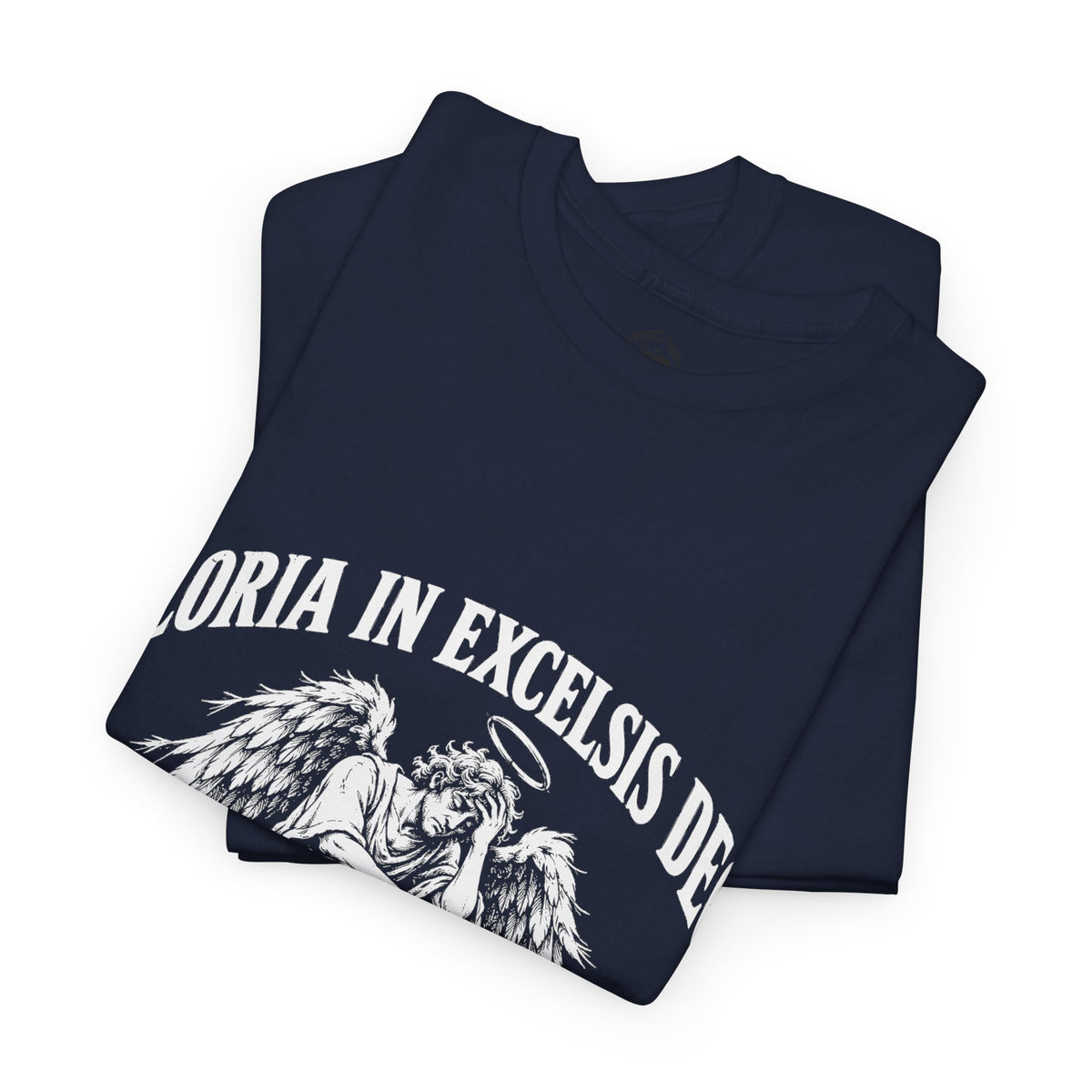 Gloria... Peace on Earth, Please T-Shirt | Luke 2:14 Funny Christmas Christian Tee