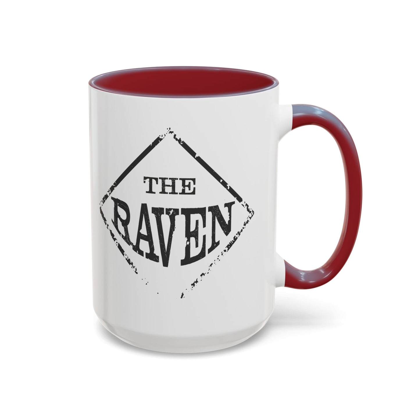 The Raven Accent Coffee Mug — Black-Trim 11/15oz
