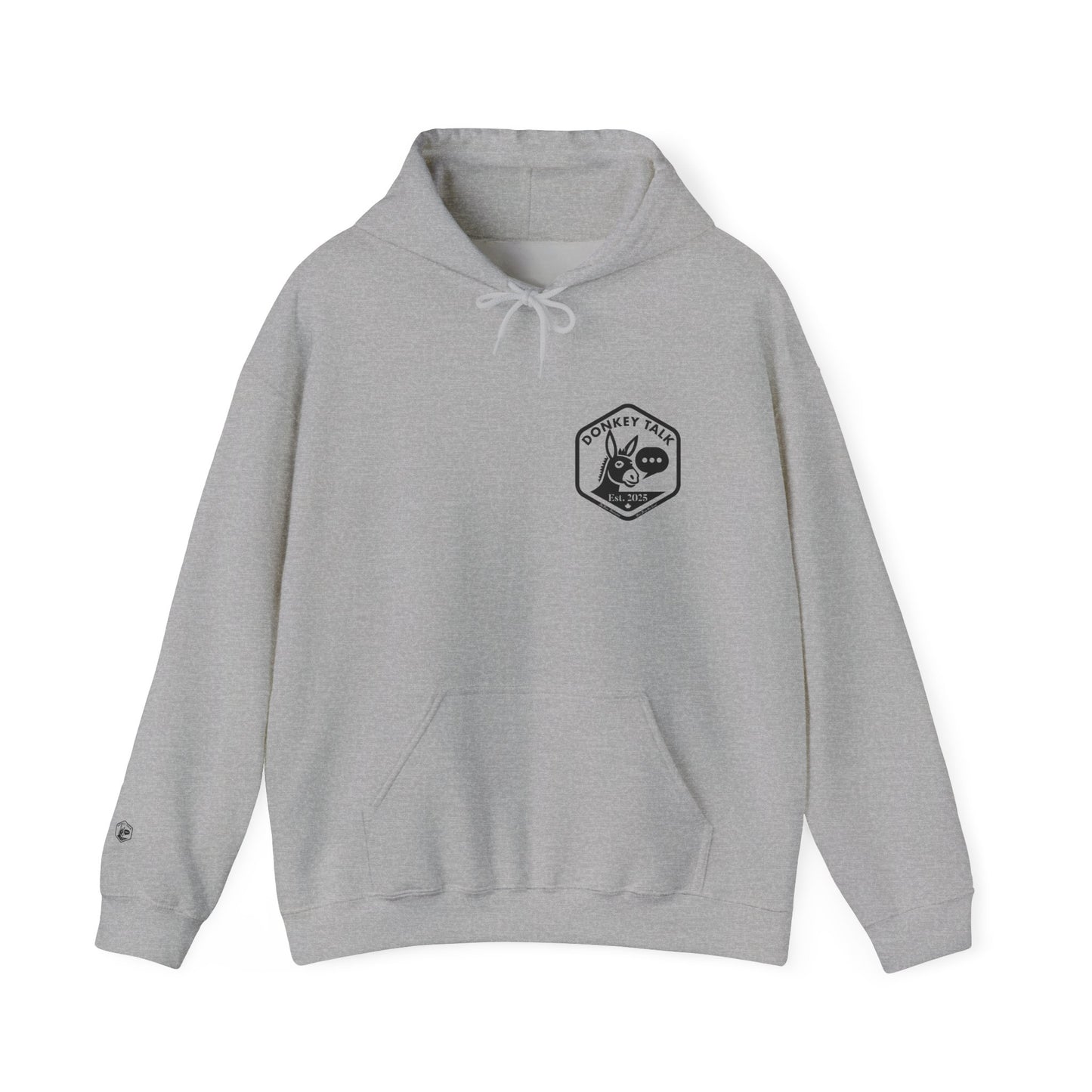 Unisex Donkey Talk Hoodie – Cozy Heavy Blend Sweatshirt for Animal Lovers