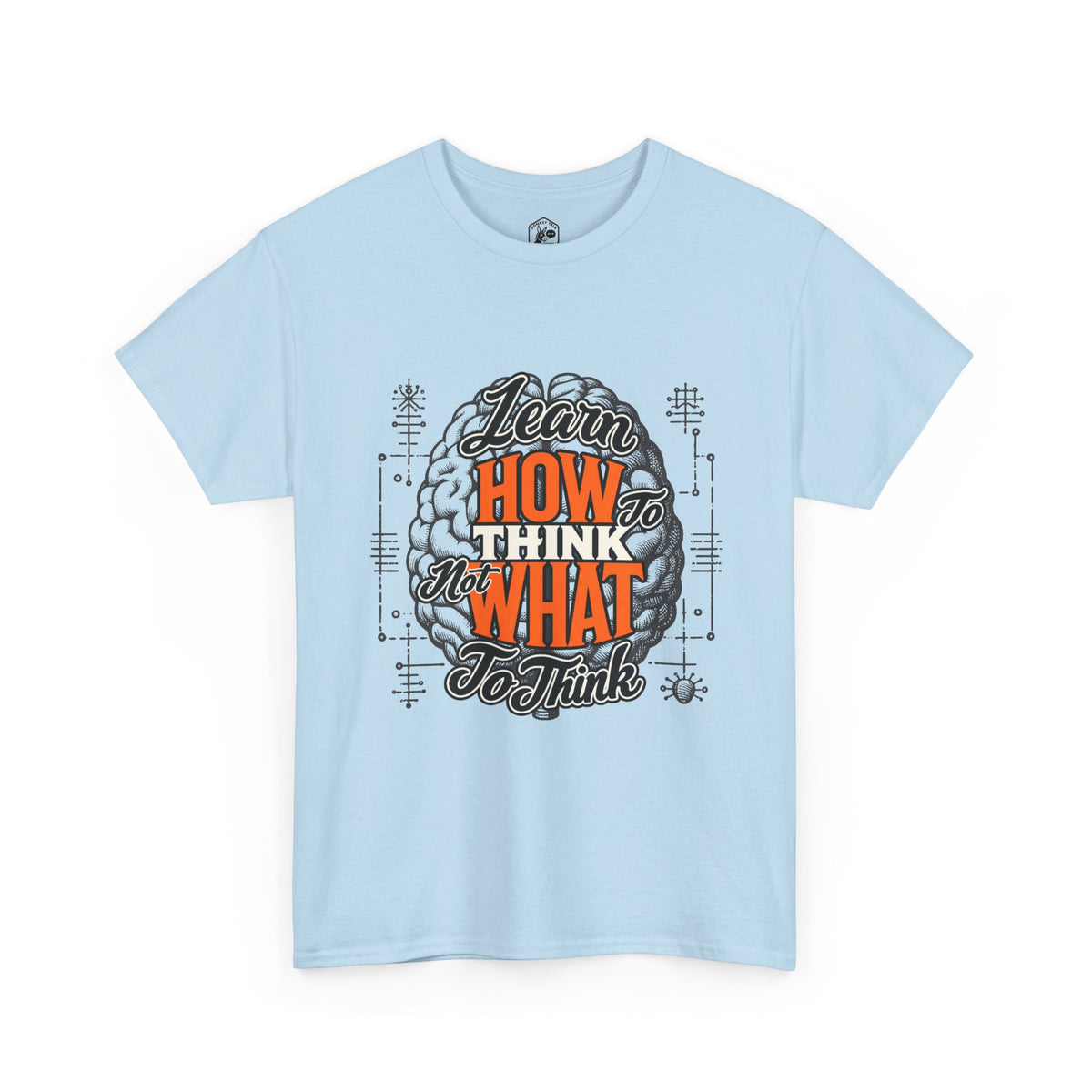Camiseta motivacional "Aprende a pensar" | Camiseta gráfica