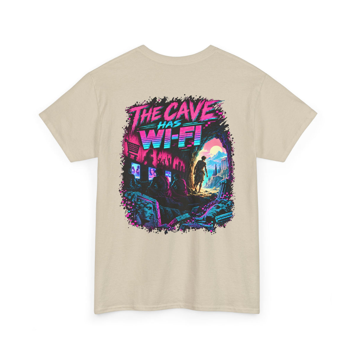 The Cave Has Wi-Fi T-Shirt — Plato's Allegory, Updated