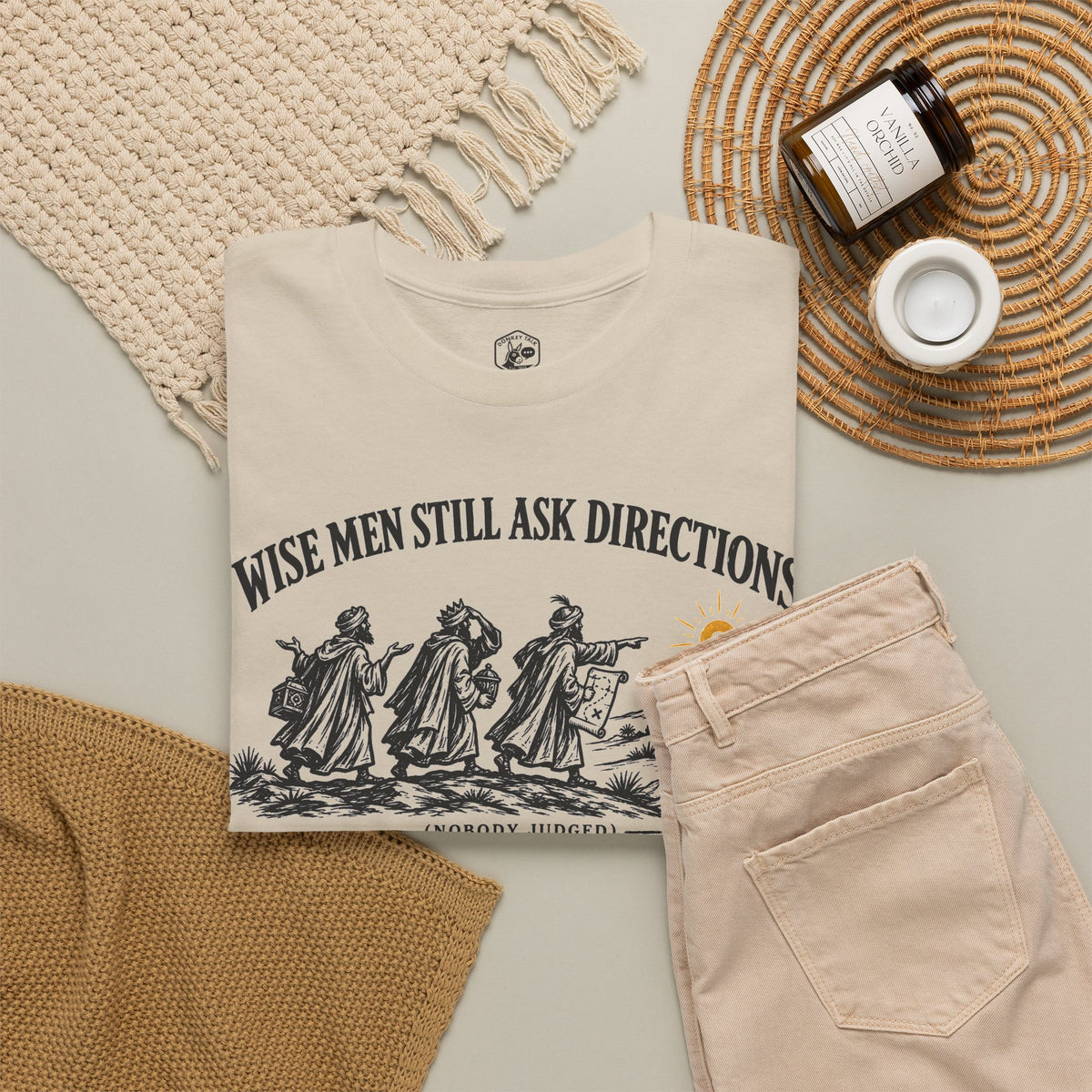 Wise Men Still Ask Directions T-shirt – Donkey Talk graphic tee