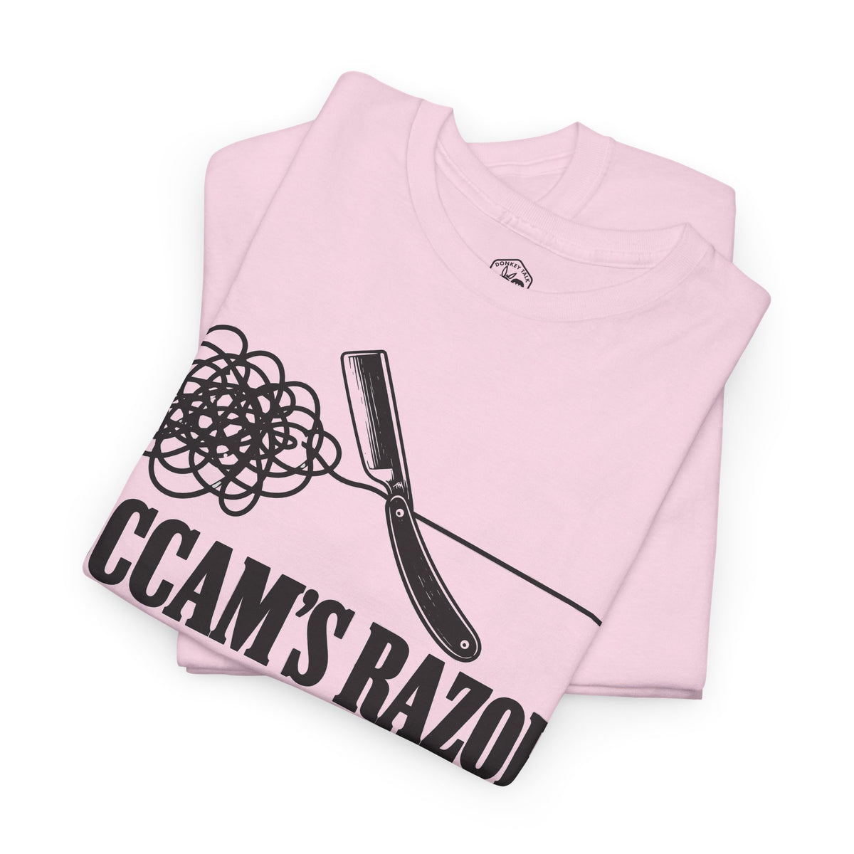 Occam's Razor Tangle T-shirt – Donkey Talk graphic tee