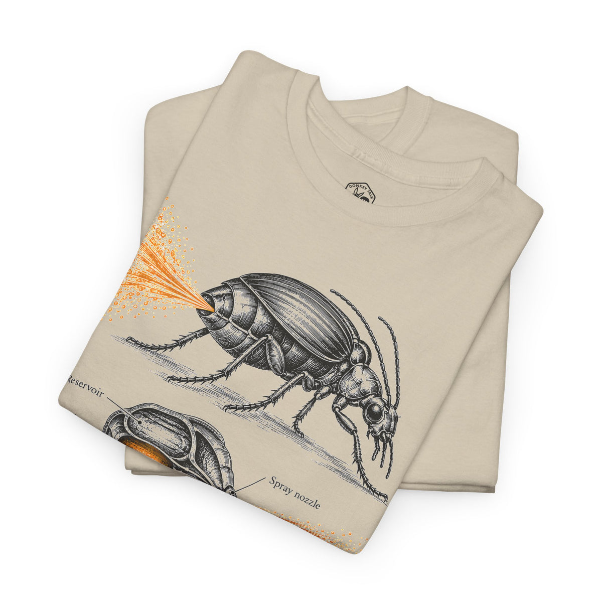 Bombardier Beetle Engraving T-shirt – Donkey Talk graphic tee