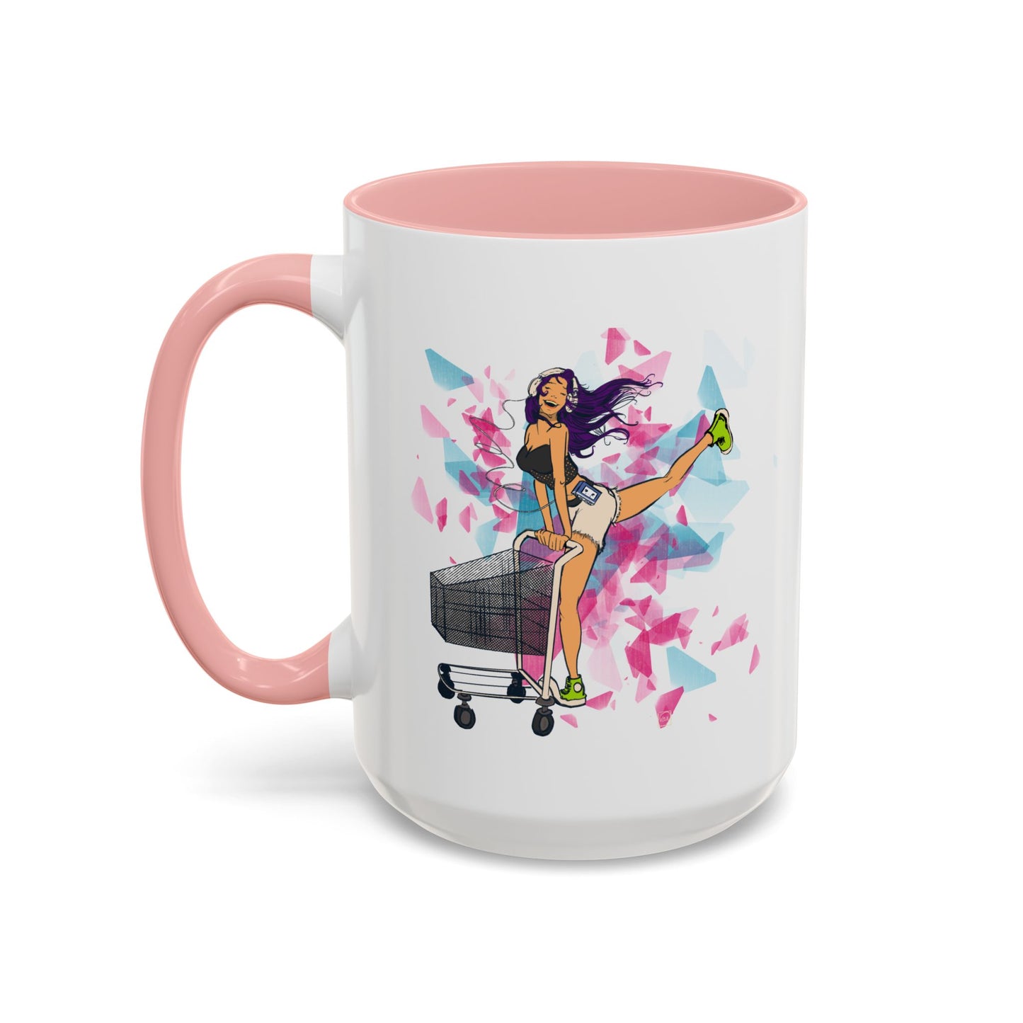 Playful Accent Coffee Mug for Fashion Lovers