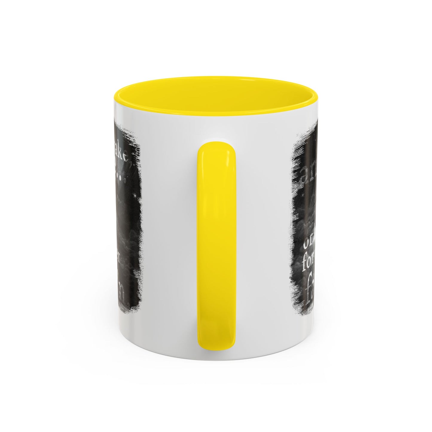 Inspirational Gothic Coffee Mug — "Awake Arise or Be Forever Fall'n" Accent Mug (11/15oz)