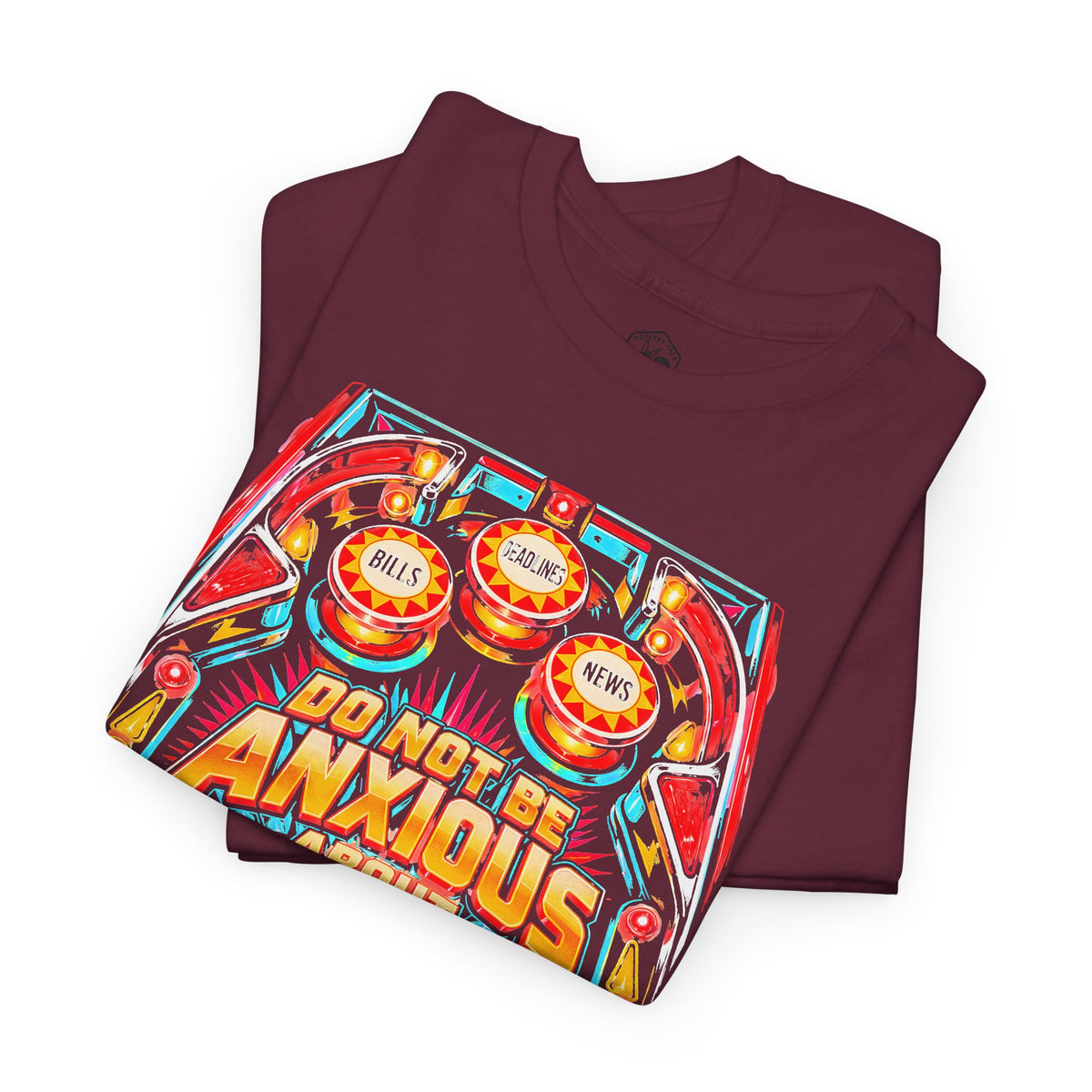 Do Not Be Anxious Pinball T-shirt – Donkey Talk graphic tee