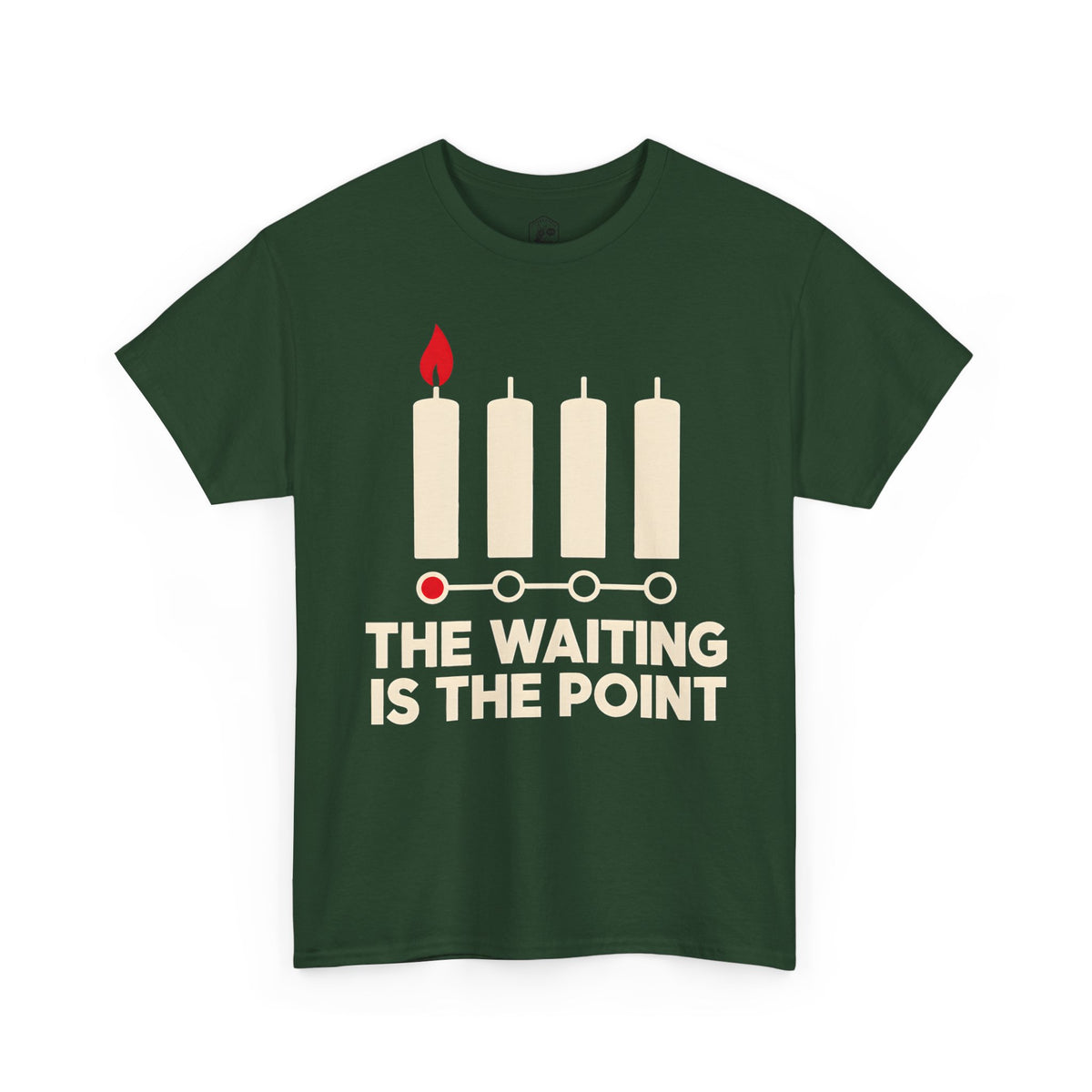 The Waiting Is the Point Advent T-shirt – Donkey Talk graphic tee