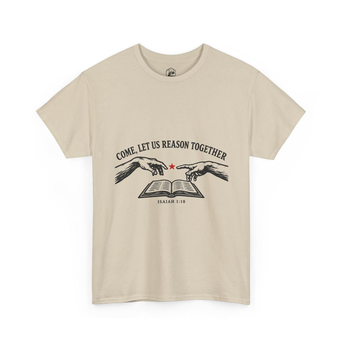 Come, Let Us Reason Together T-Shirt | Isaiah 1:18 Christian Graphic Tee