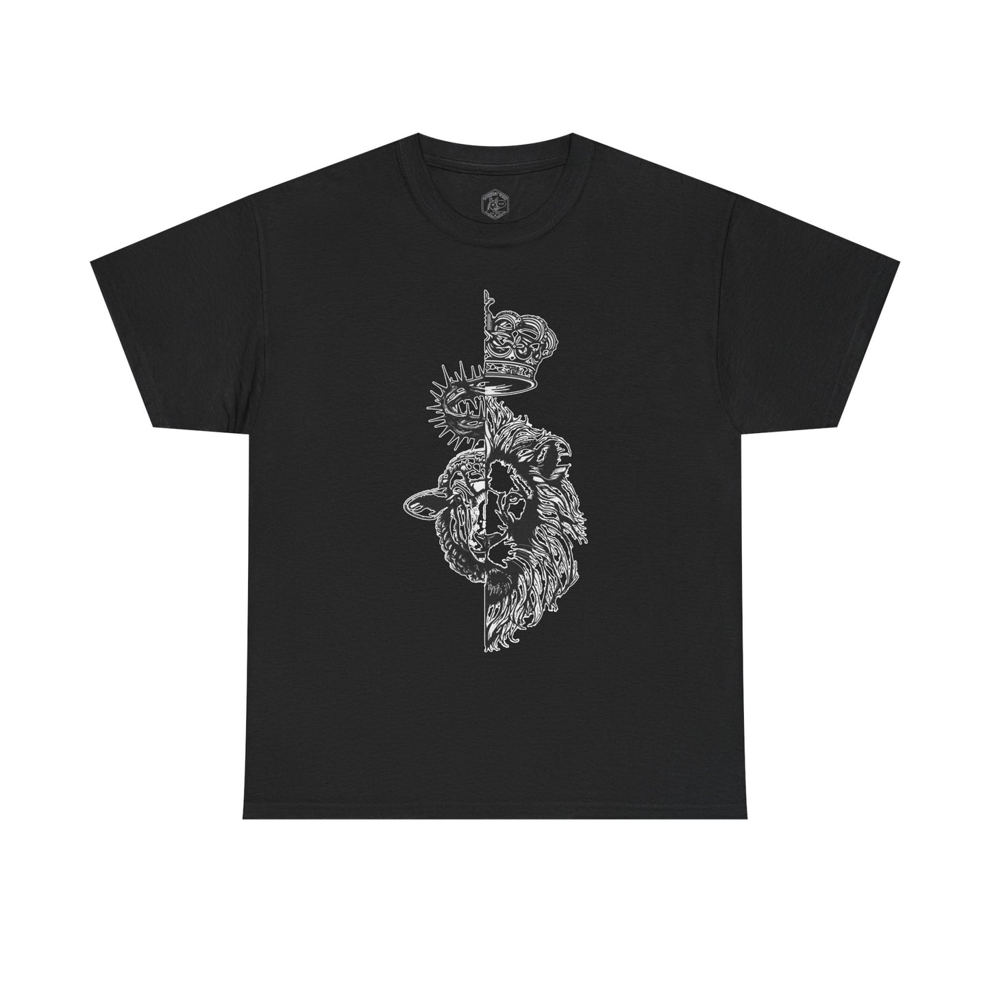 Lion & Lamb Christian T-Shirt | Bold Faith Graphic Tee