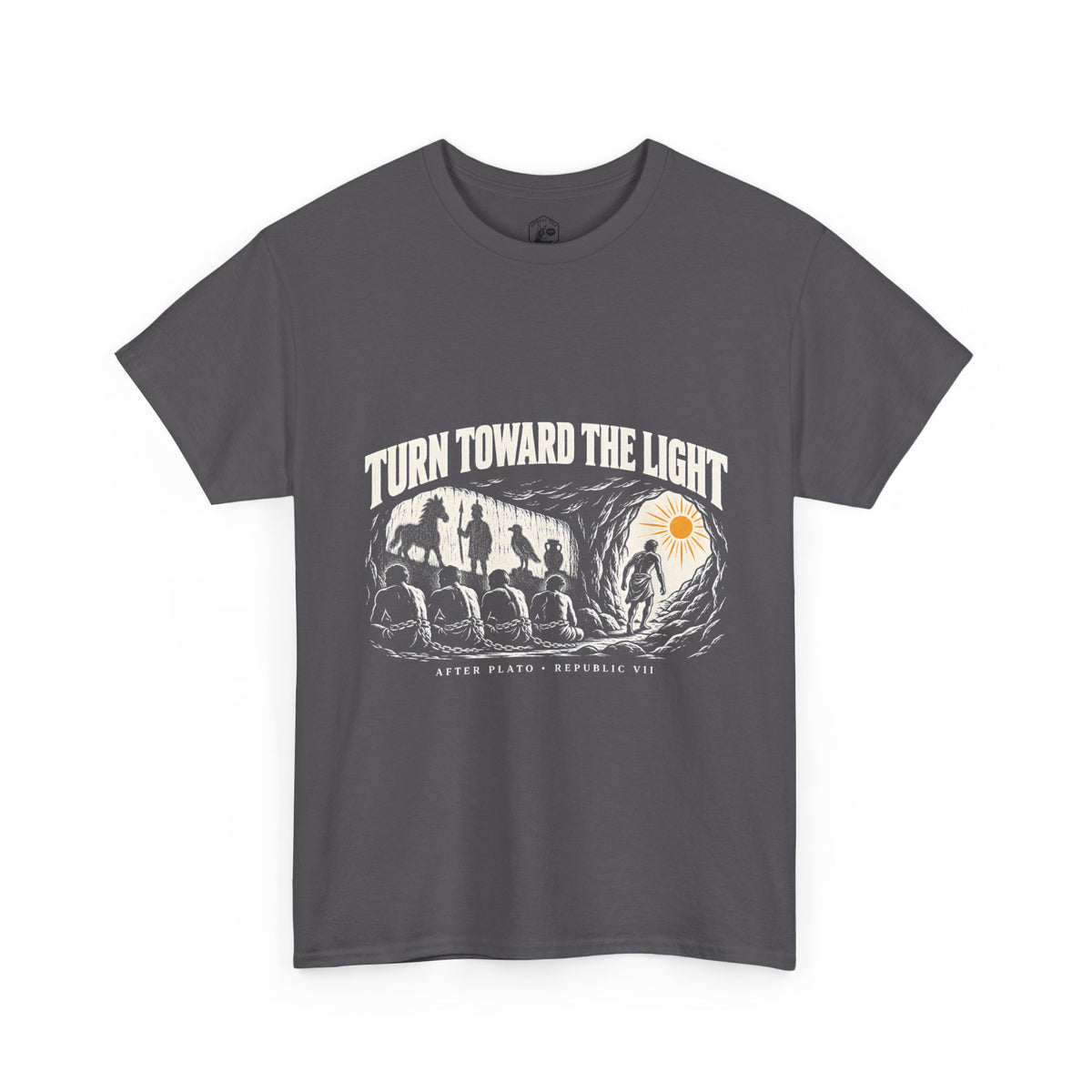 Turn Toward the Light T-Shirt | Plato Republic VII Philosophy Tee