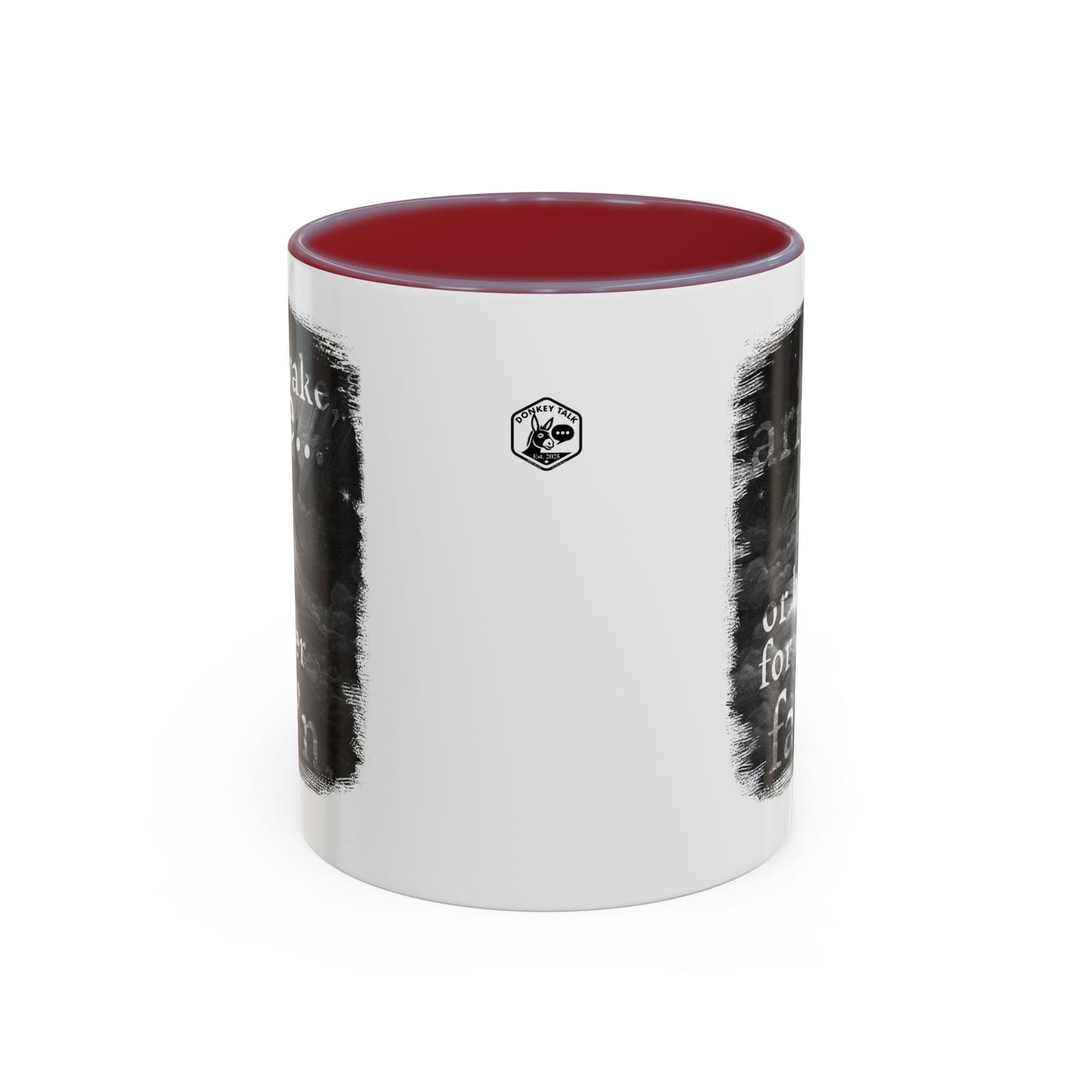 Inspirational Gothic Coffee Mug — "Awake Arise or Be Forever Fall'n" Accent Mug (11/15oz)