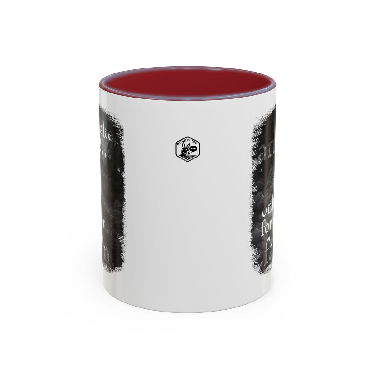 Awake Arise or Be Forever Fall'n gothic coffee mug – Donkey Talk ceramic mug