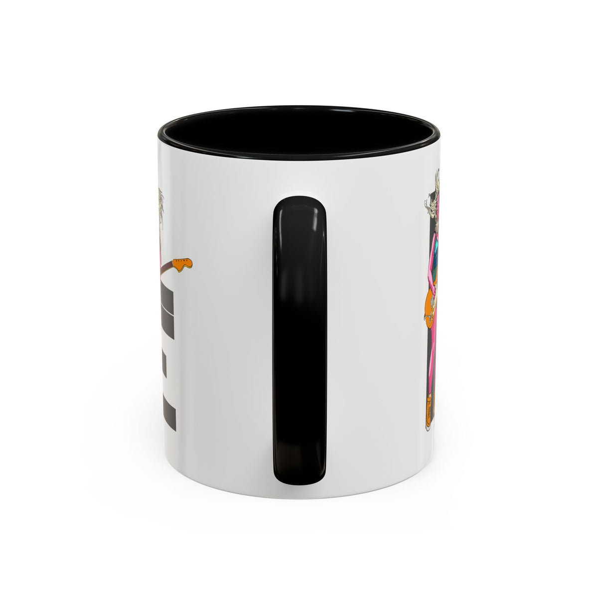 Coffee Mug — Colorful Guitarist Rock Music Accent Mug (11oz & 15oz)