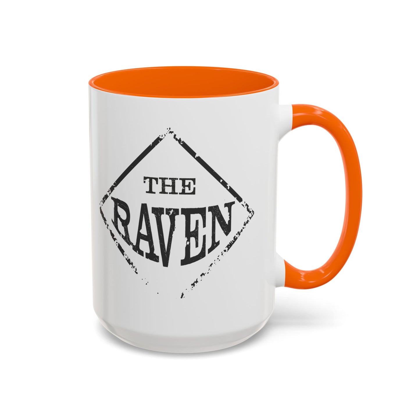 The Raven Accent Coffee Mug — Black-Trim 11/15oz