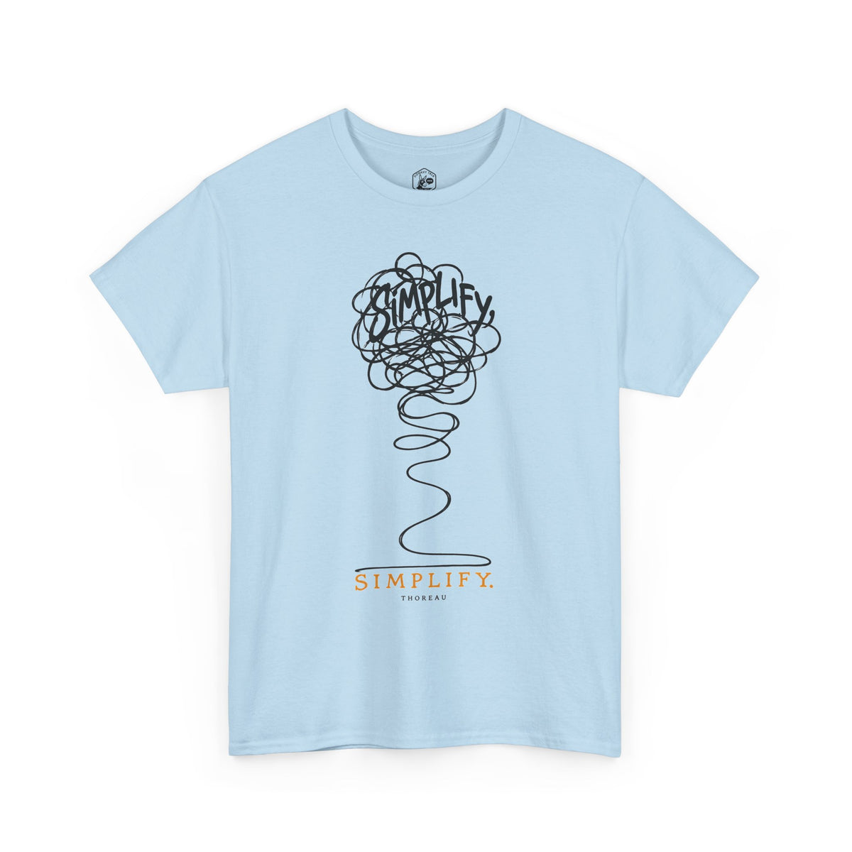 Simplify, Simplify Thoreau T-shirt – Donkey Talk graphic tee