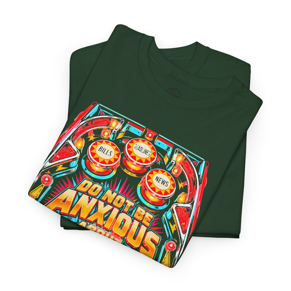 Do Not Be Anxious Pinball T-shirt – Donkey Talk graphic tee