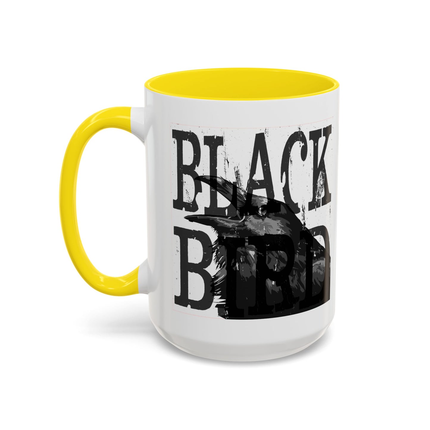The Raven Accent Coffee Mug — Black-Trim 11/15oz