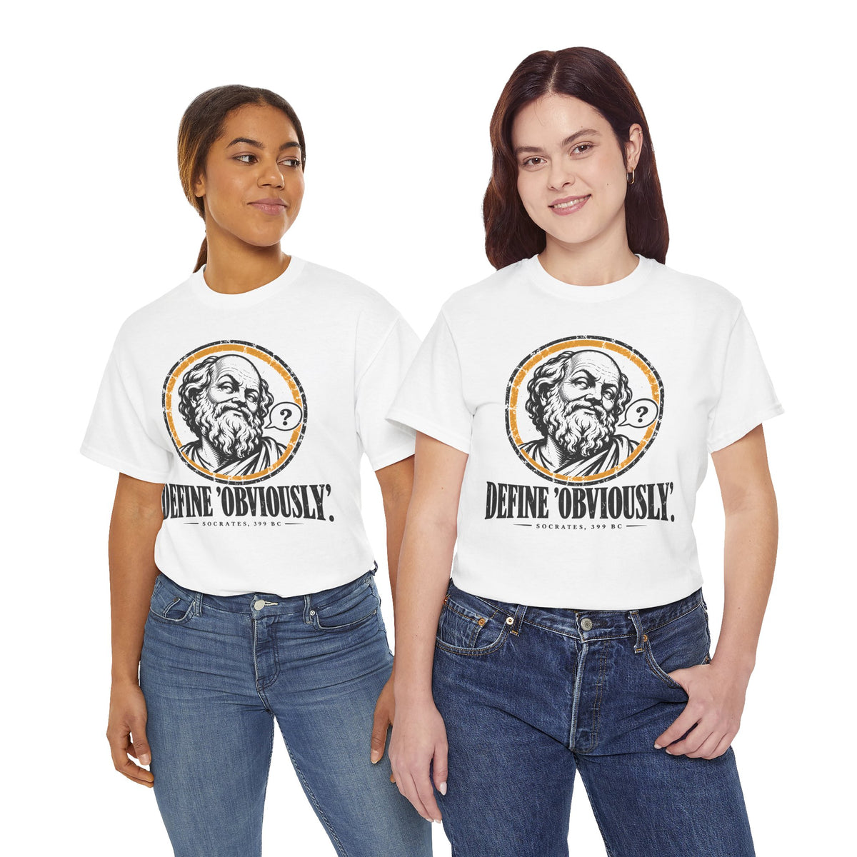 Define Obviously Socrates T-shirt – Donkey Talk graphic tee