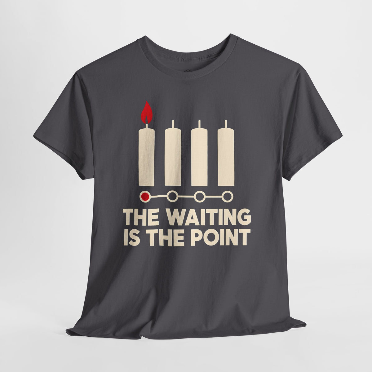 The Waiting Is the Point Advent T-shirt – Donkey Talk graphic tee