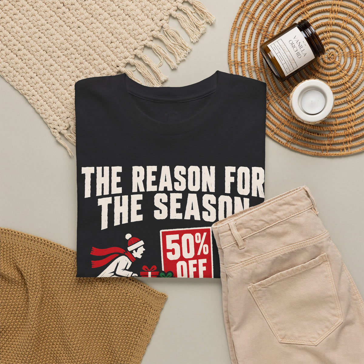 The Reason for the Season Isn't on Sale T-shirt – Donkey Talk graphic tee