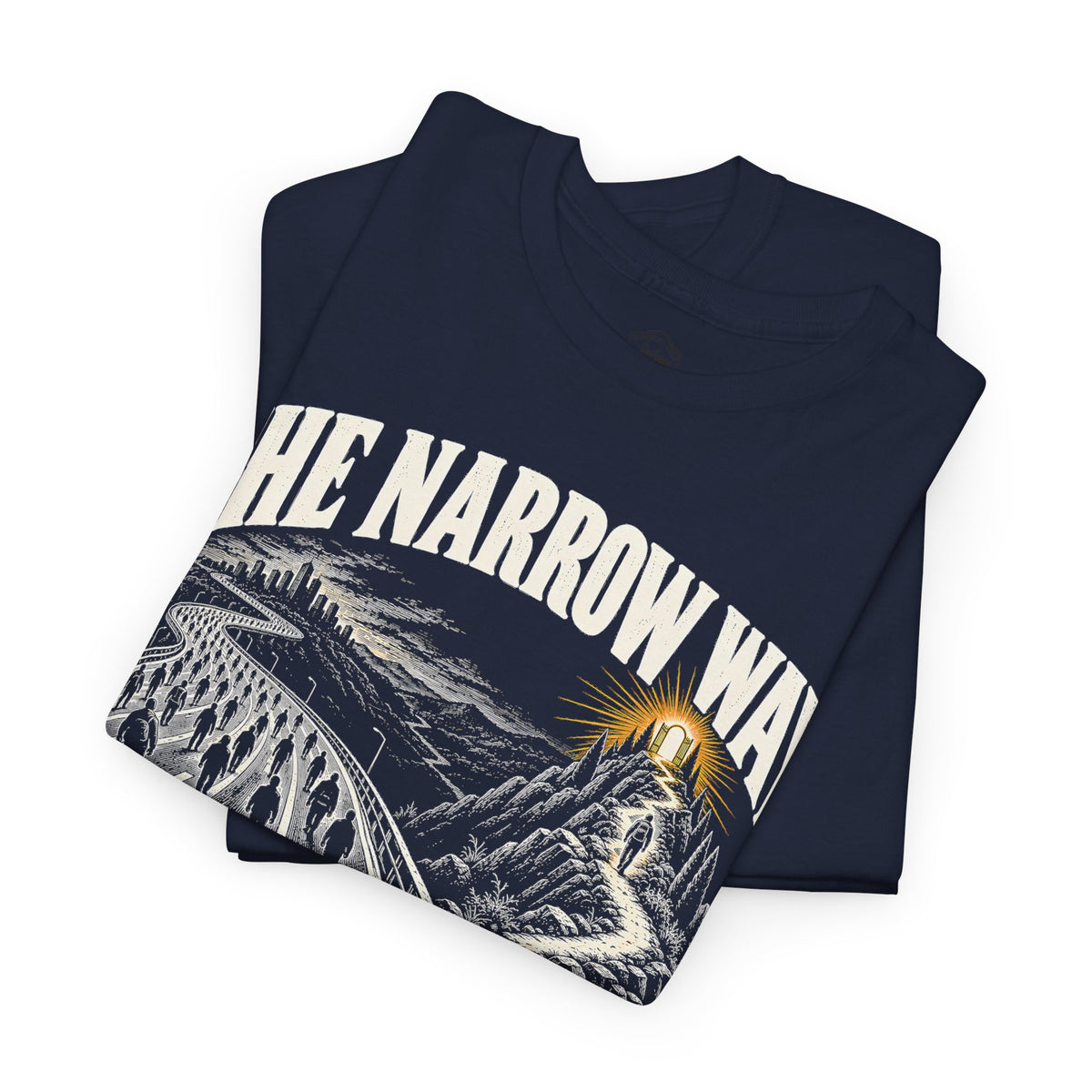 The Narrow Way Matthew 7:14 T-shirt – Donkey Talk graphic tee