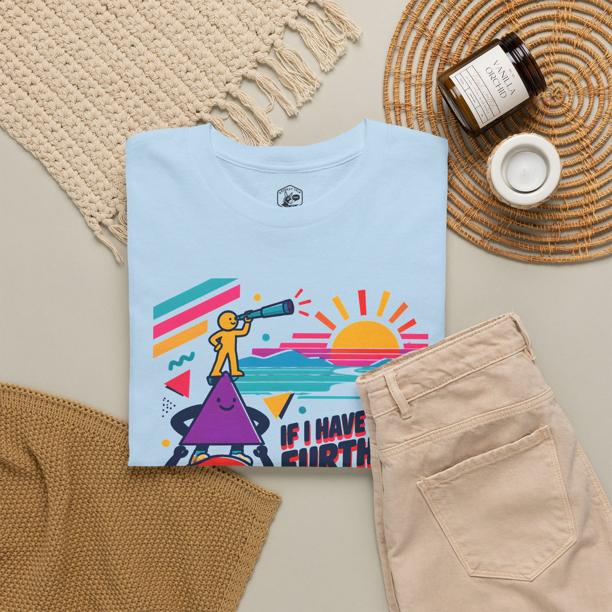 Newton Shoulders of Giants T-shirt – Donkey Talk graphic tee