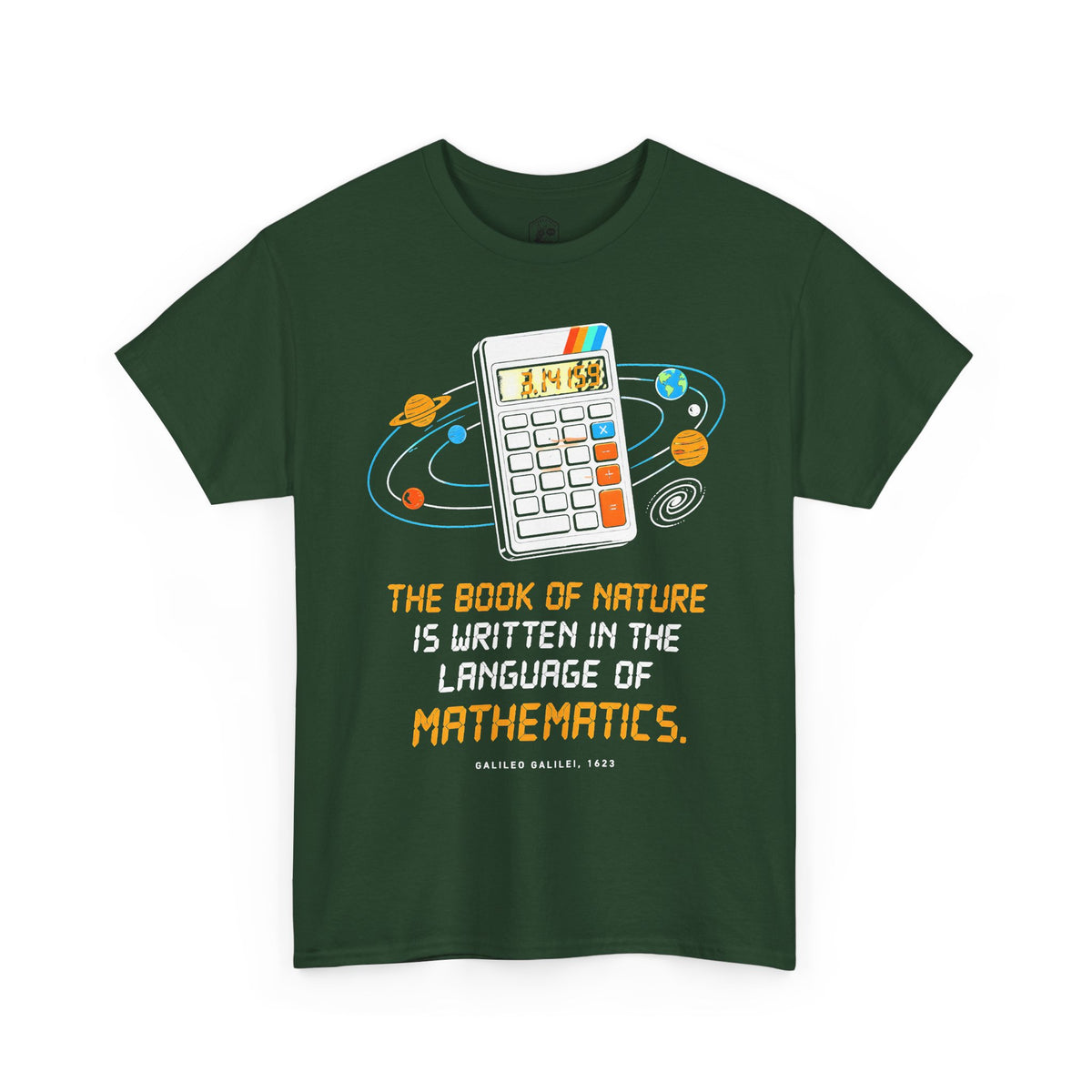 Galileo Language of Mathematics T-shirt – Donkey Talk graphic tee
